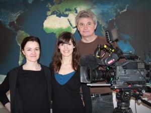 ORF team with Silvia Klettner