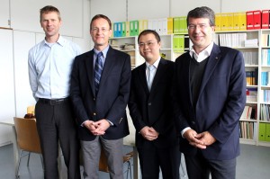 Prof. Pfeifer, Prof. Raubal, Dr. Huang, Prof. Gartner